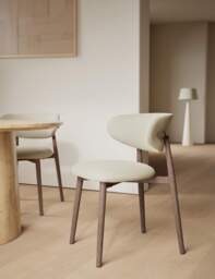 Gallery Direct Set of 2 Arc Dining Chairs Soft White
