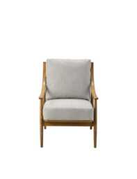 Gallery Direct Reliant Ash Linen Armchair Grey Mix