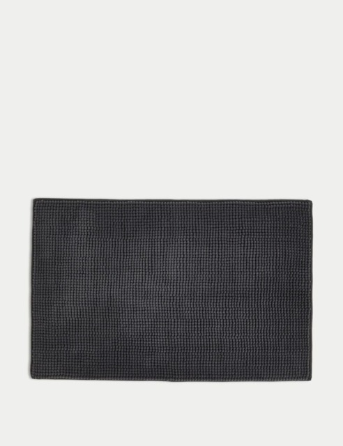 M&S Bobble Bath Mat Dark Charcoal
