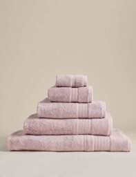 M&S Egyptian Cotton Towel Blush Pink