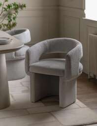 Gallery Direct Sloane Fabric Dining Chair Grey