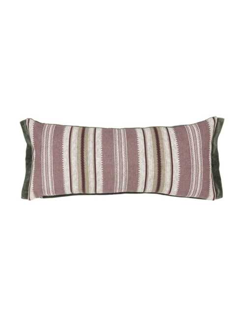 Bedeck of Belfast Pure Cotton Elswyth Cushion Red Mix