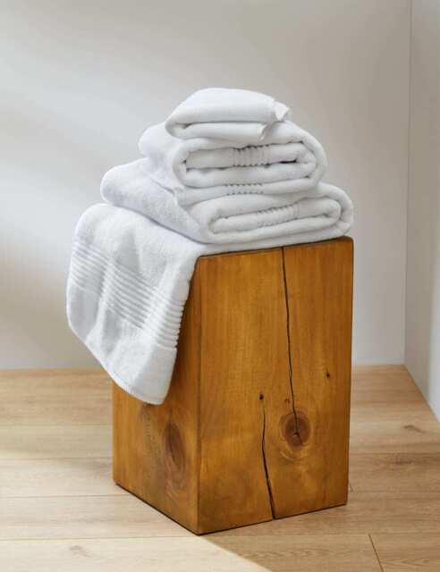 M&S Plush Egyptian Cotton Towel White