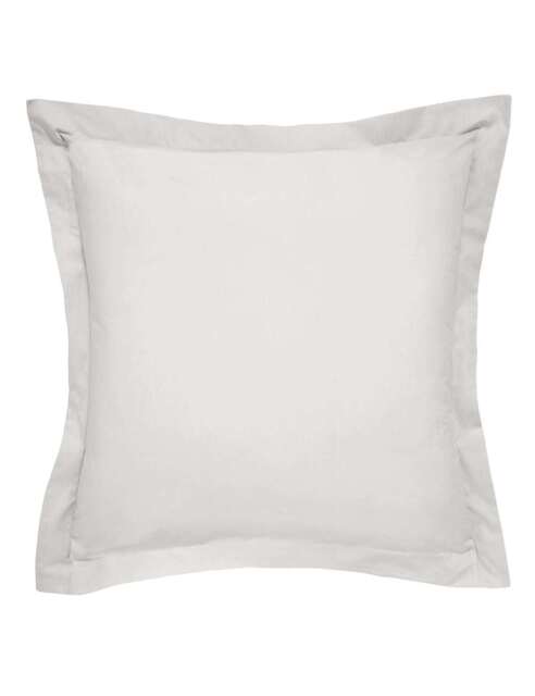 Bedeck of Belfast Pure Cotton 1000 Thread Count Square Pillowcase Silver
