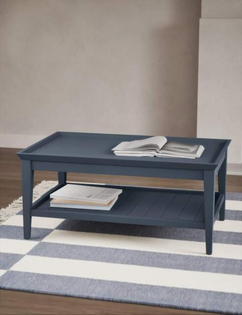 M&S Sandbanks Coffee Table Slate Blue