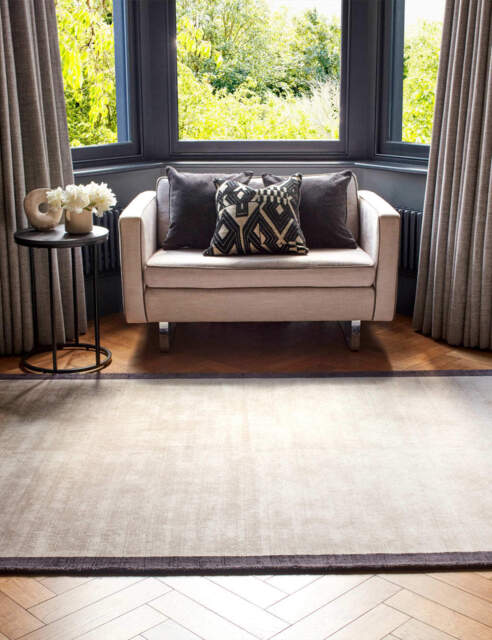 Asiatic Blade Rug Charcoal