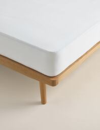 Sleep Solutions Terry Waterproof Mattress Protector White