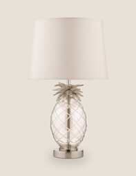Laura Ashley Pineapple Glass Table Lamp Champagne