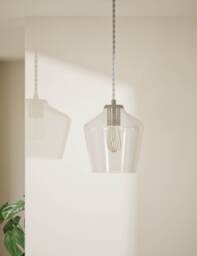M&S Claudia Pendant Light Clear