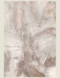 Asiatic Stellar ST02 Abstract Brushstroke Rug Beige