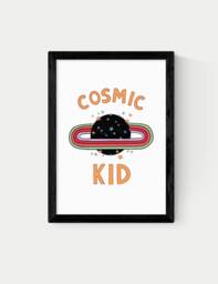East End Prints Cosmic Kid Framed Art Black
