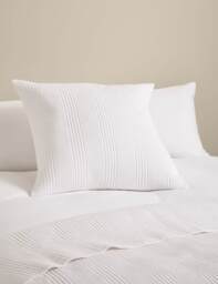 M&S Cotton Rich Large Decorative Cushion White