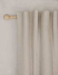 M&S Brushed Multiway Blackout Curtains Champagne