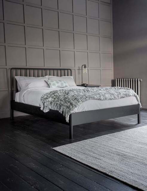 Gallery Direct Wycombe Spindle Bed Black