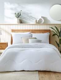 Nightlark Pure Cotton Waffle 10.5 Tog Coverless Duvet White