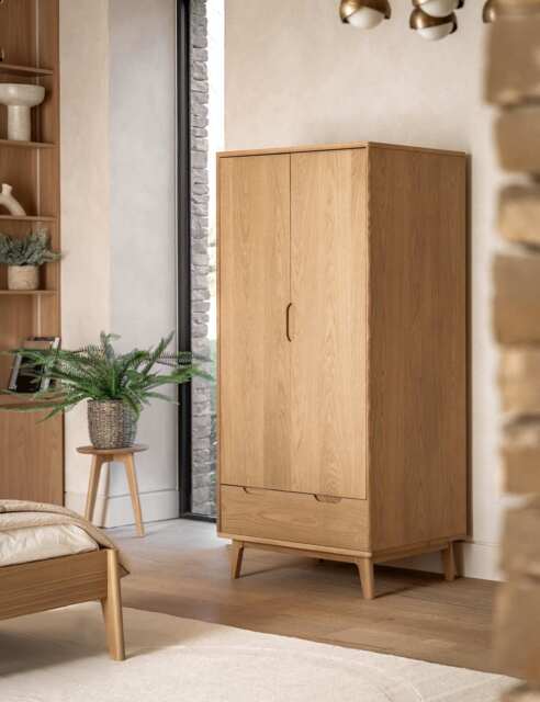 Gallery Direct Nord Double Wardrobe Oak