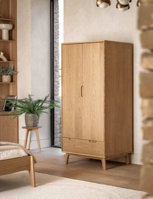 Gallery Direct Nord Double Wardrobe Oak