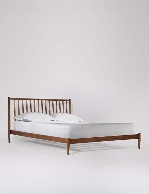 Swoon Cartwright Acacia Wood King Size Bed Brown