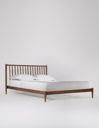 Swoon Cartwright Acacia Wood King Size Bed Brown
