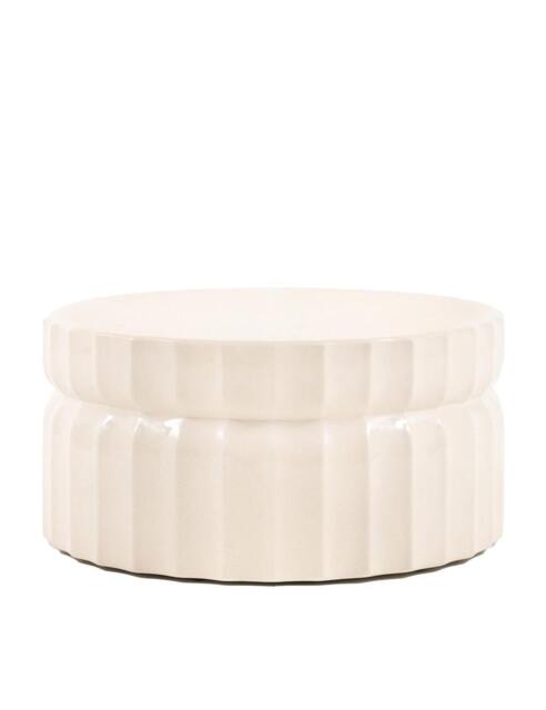 Gallery Direct Cirella Outdoor Coffee Table Cream