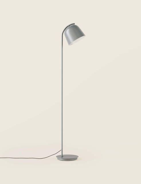 M&S Collection Finn Scandi Metal Floor Lamp - Grey, Grey