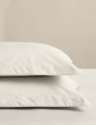 M&S 2 Pack Egyptian Cotton Oxford Pillowcases Cream