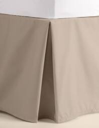 M&S Egyptian Cotton 230 Thread Count Crisp Valance Mink