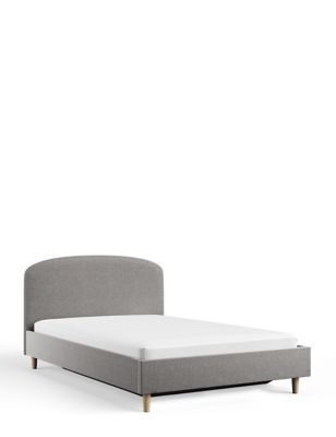 M&S Jayden Ottoman Bed - 5FT - Pearl Grey, Pearl Grey