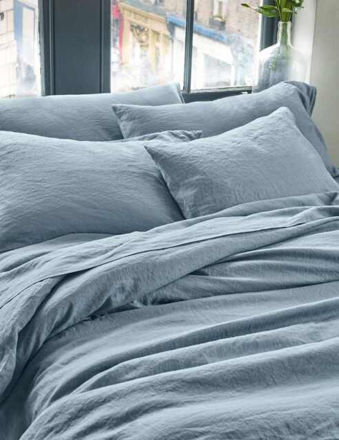 Piglet In Bed Linen Rich Pillowcase Set Light Blue