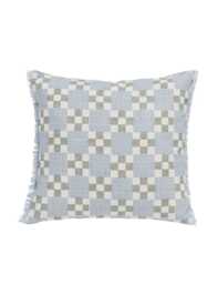Joules Cotton Linen Riviera Cushion Blue Mix