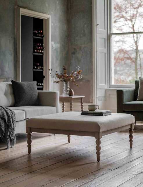 Gallery Direct Artisan Wood Rectangular Coffee Table Beige Mix