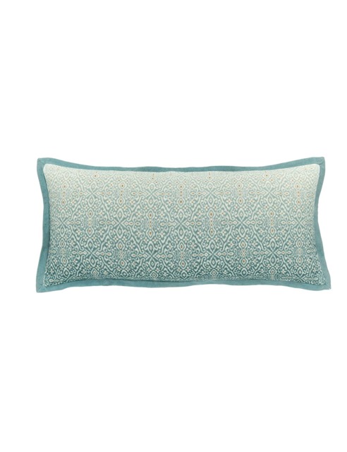 Bedeck of Belfast Addison Geometric Rectangle Cushion Teal Mix