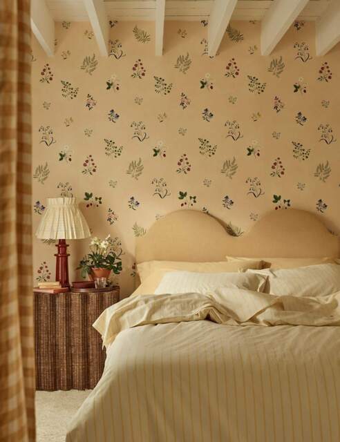 Piglet In Bed Washed Cotton Slumber Striped Duvet Cover Yellow Mix