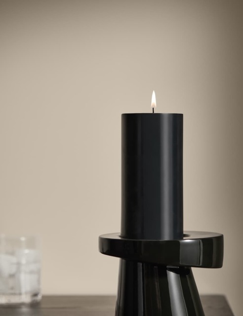 M&S X Kelly Hoppen Pillar Candle Black
