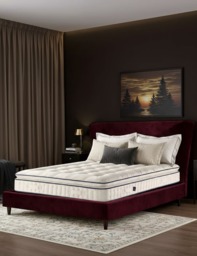 Harrison Spinks Midnight 6750 Medium Pillowtop Mattress White