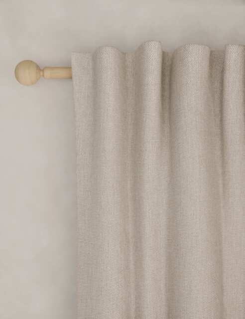 M&S Brushed Multiway Blackout Curtains Champagne