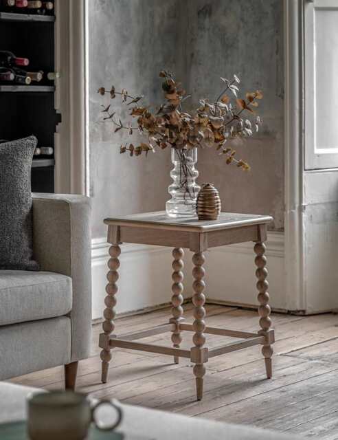 Gallery Direct Artisan Square Side Table Natural