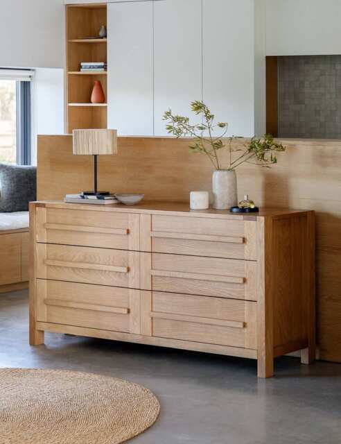 Gallery Direct Sonoma™ Wide 6 Drawer Chest Natural