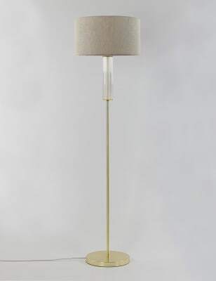 M&S Collection Monroe Floor Lamp - Chrome, Chrome
