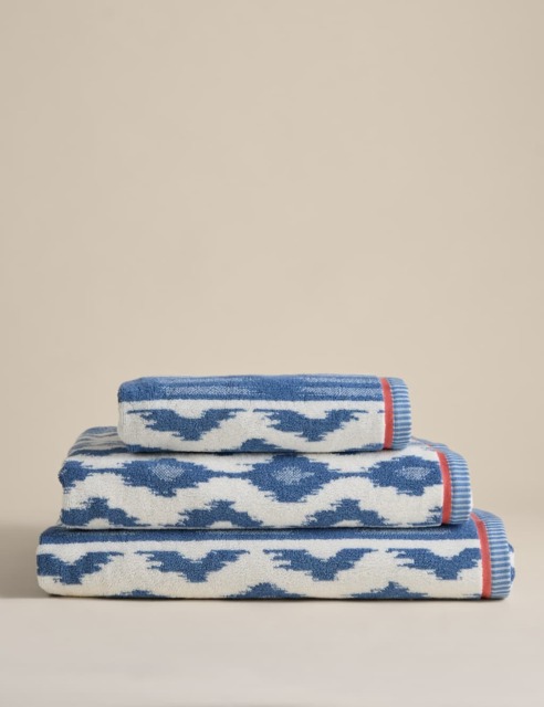 M&S Pure Cotton Ikat Towel Denim