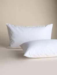 M&S 2 Pack Ultimate Comfort Pillow Protectors White