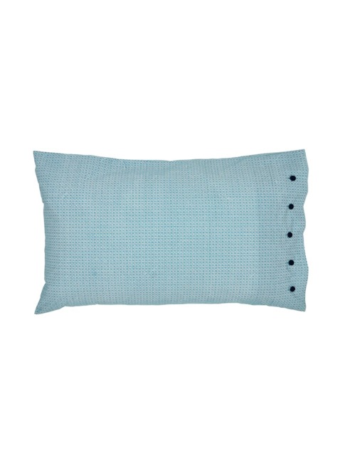 Bedeck of Belfast 2 Pack Pure Cotton Mieko Pillowcases Teal Mix