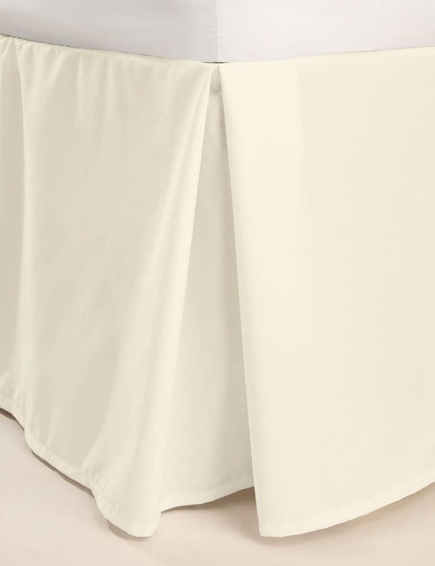 M&S Egyptian Cotton 230 Thread Count Crisp Valance Cream