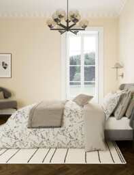 Bedeck of Belfast Pure Cotton Rana Bedding Set Cream Mix