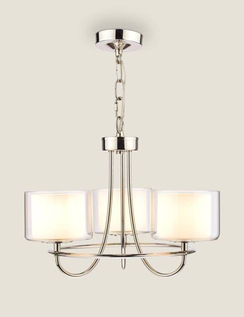Laura Ashley Southwell Pendant Light Silver