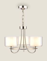 Laura Ashley Southwell Pendant Light Silver