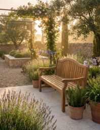 Royalcraft Maria Large 3-Seater Garden Bench Natural