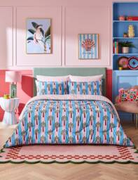 Nightlark Eleanor Bowmer 10.5 Tog Coverless Duvet Set Light Blue