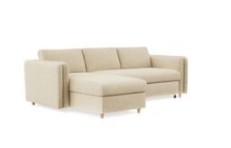 M&S Jayden Chaise Storage Sofa Bed (Left-hand) - L3STC - Grey, Grey