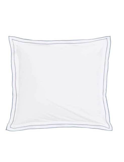 Bedeck of Belfast Kayah And Liyana Square Pillowcase Pair White Mix